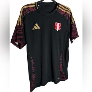 Adidas Peru 2024 Away Black Jersey Men’s size Large